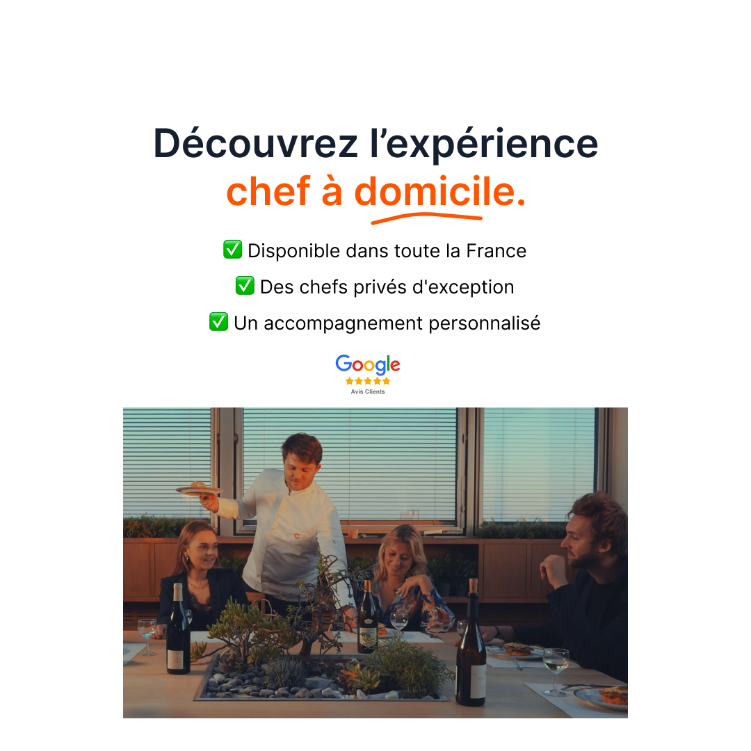 Carte Cadeau Chef à domicile 2 personnes - GetChef 🍊
