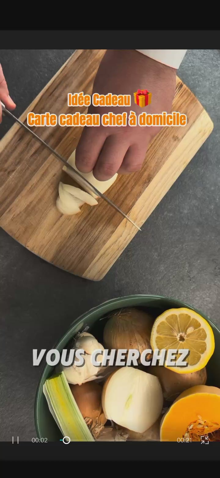 Carte Cadeau Chef à domicile - GetChef 🍊